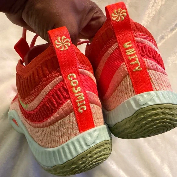 Aja Wilson x Nike Stylish Pink and Green Sneakers - Picture 14 of 16